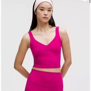 Lululemon Vibrant Pink Crop Top